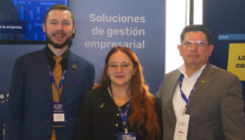 1Ci Sergio Sirenko, Director de Desarrollo de Negocios para Latinoamérica, Jaime Delgado, Country Manager para Colombia, y Alejandra Román, Marketing Manager para la región.