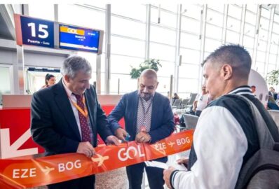 GOL inauguró su ruta Ezeiza - Bogotá